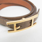 Hermès Hapi · Choker Bangle · Leather