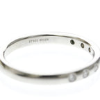 Tiffany Stacking Band · Platinum · 8 Diamonds