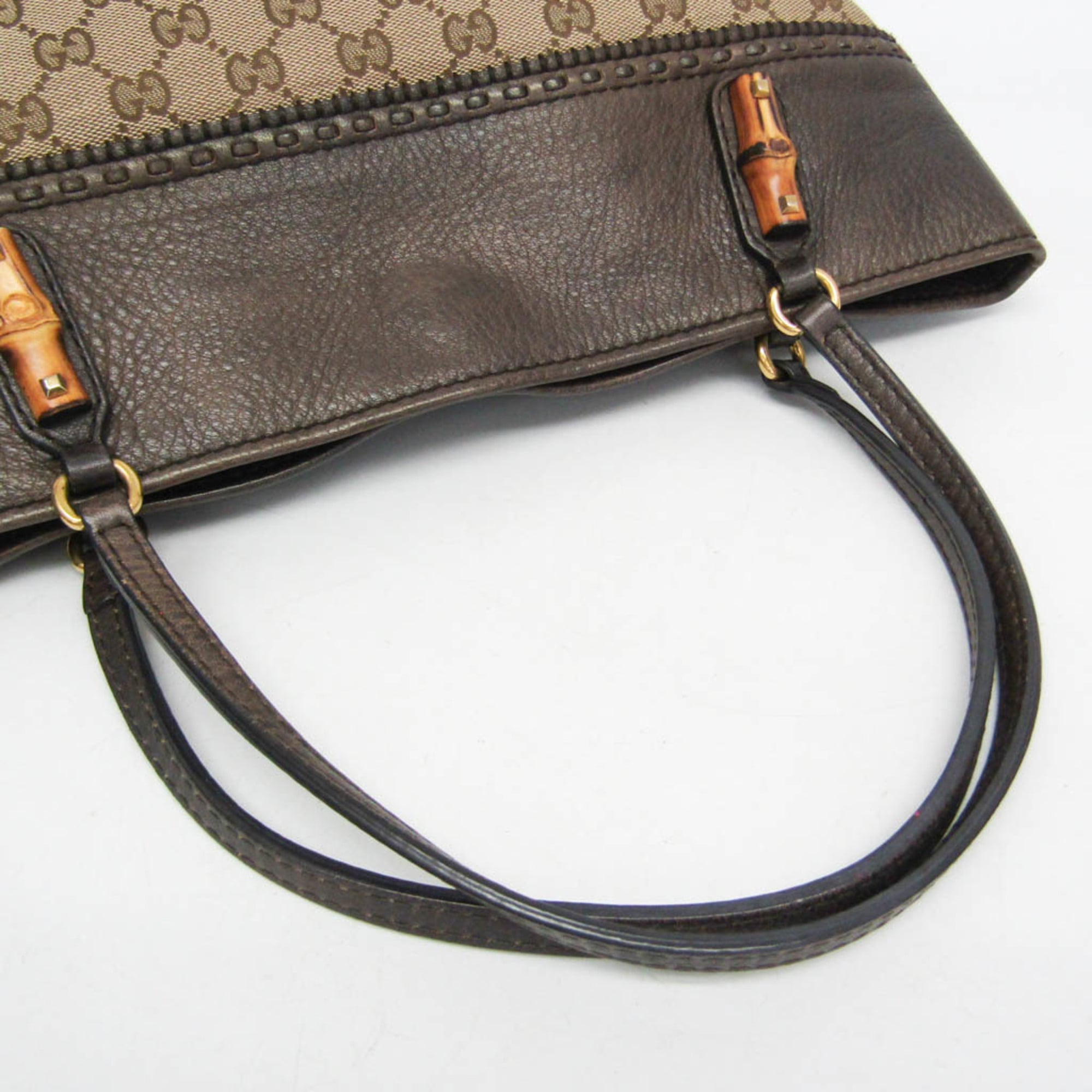 Gucci Bamboo · GG Canvas Tote