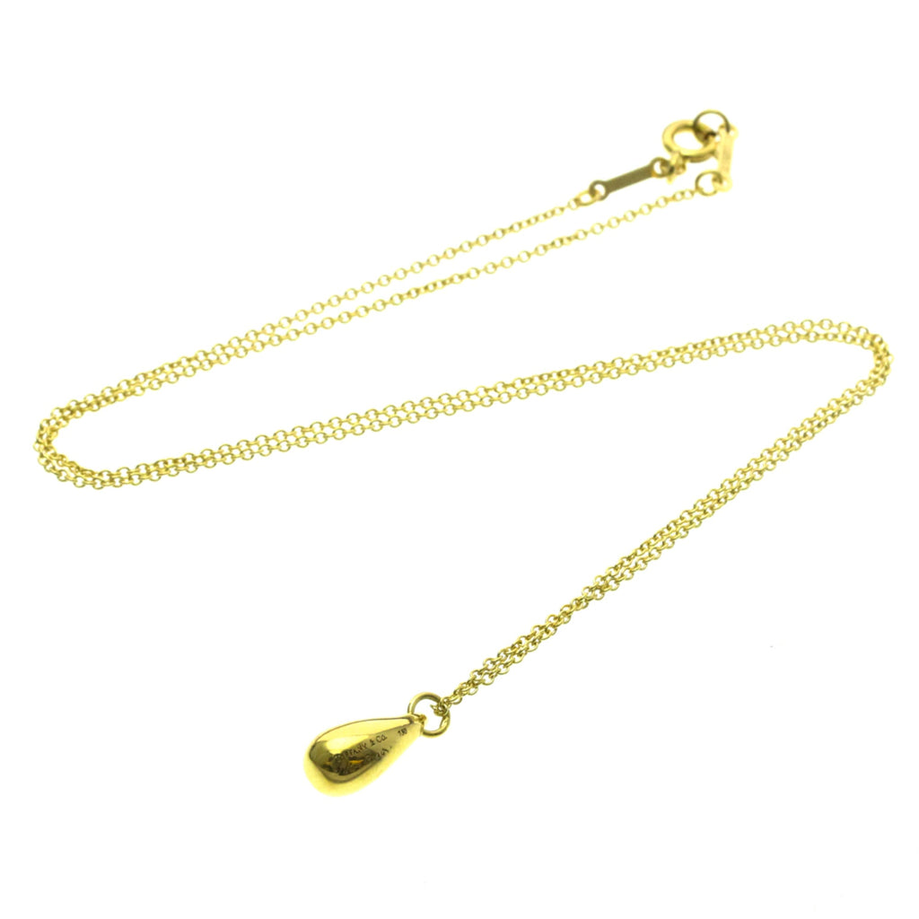 Tiffany Teardrop · 18K Yellow Gold