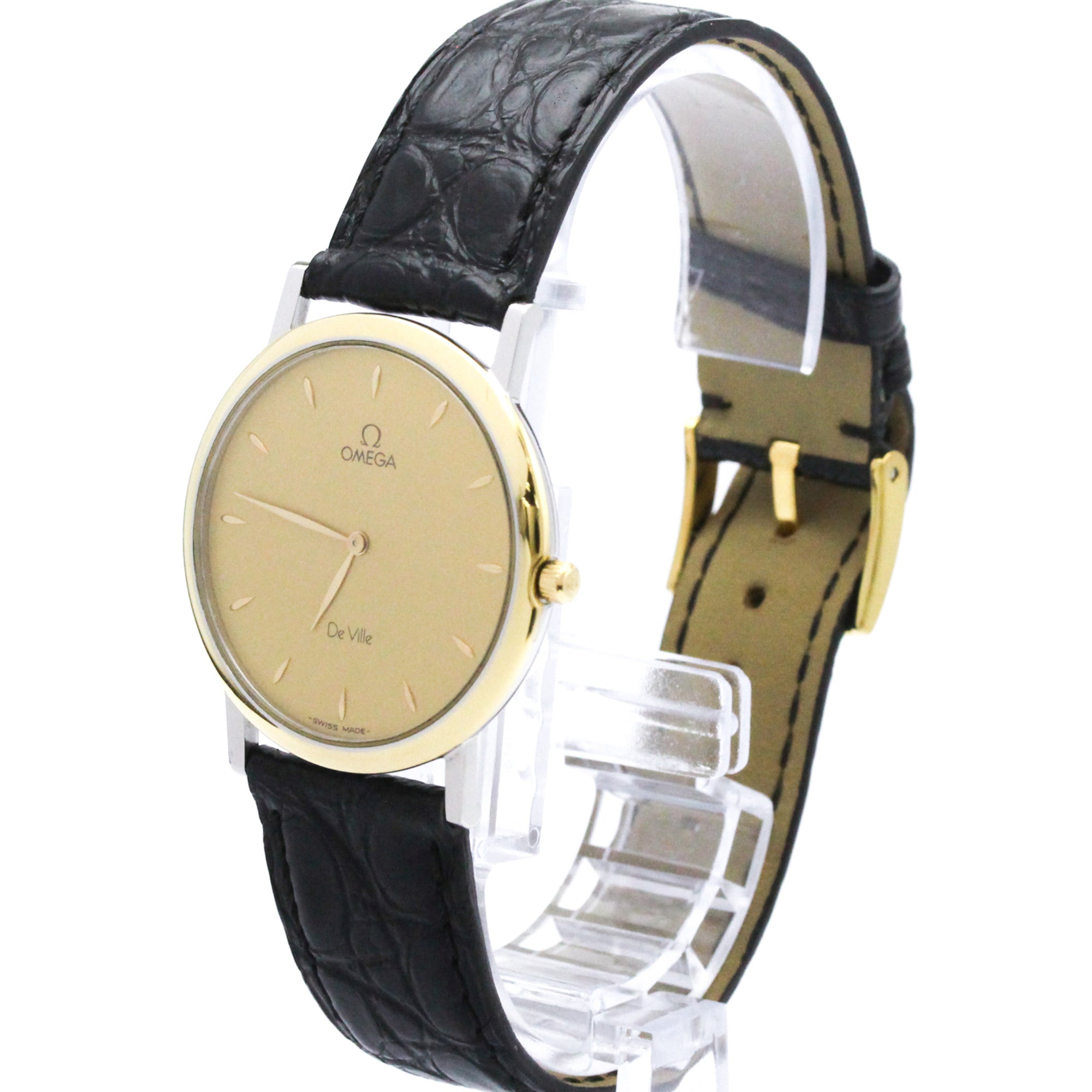 Omega De Ville Prestige · Gold Plated · Quartz