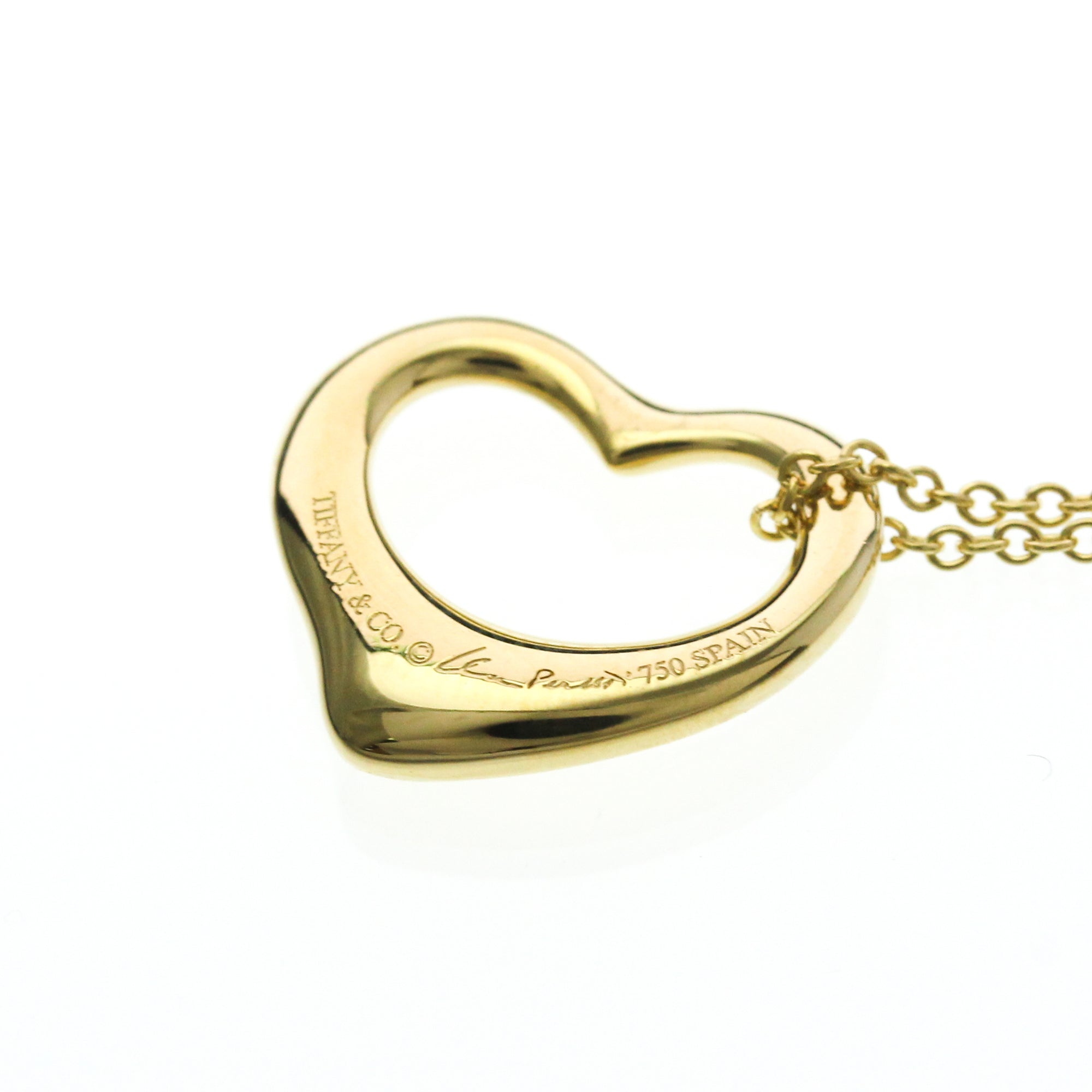 Tiffany Open Heart · 18K Yellow Gold