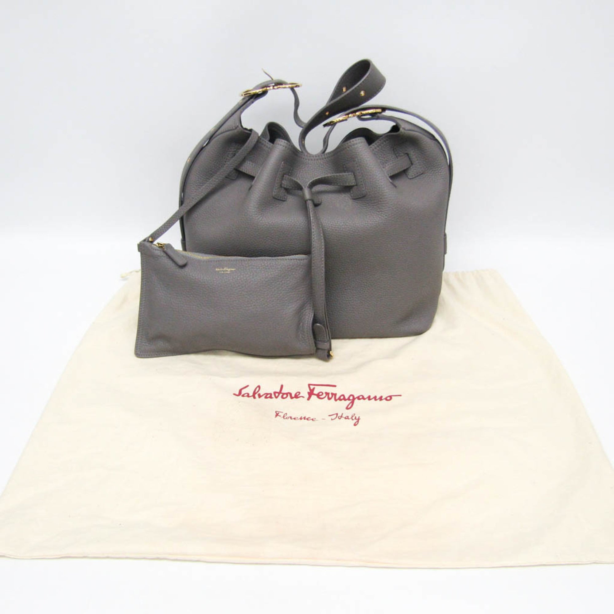 Salvatore Ferragamo Drawstring · Leather