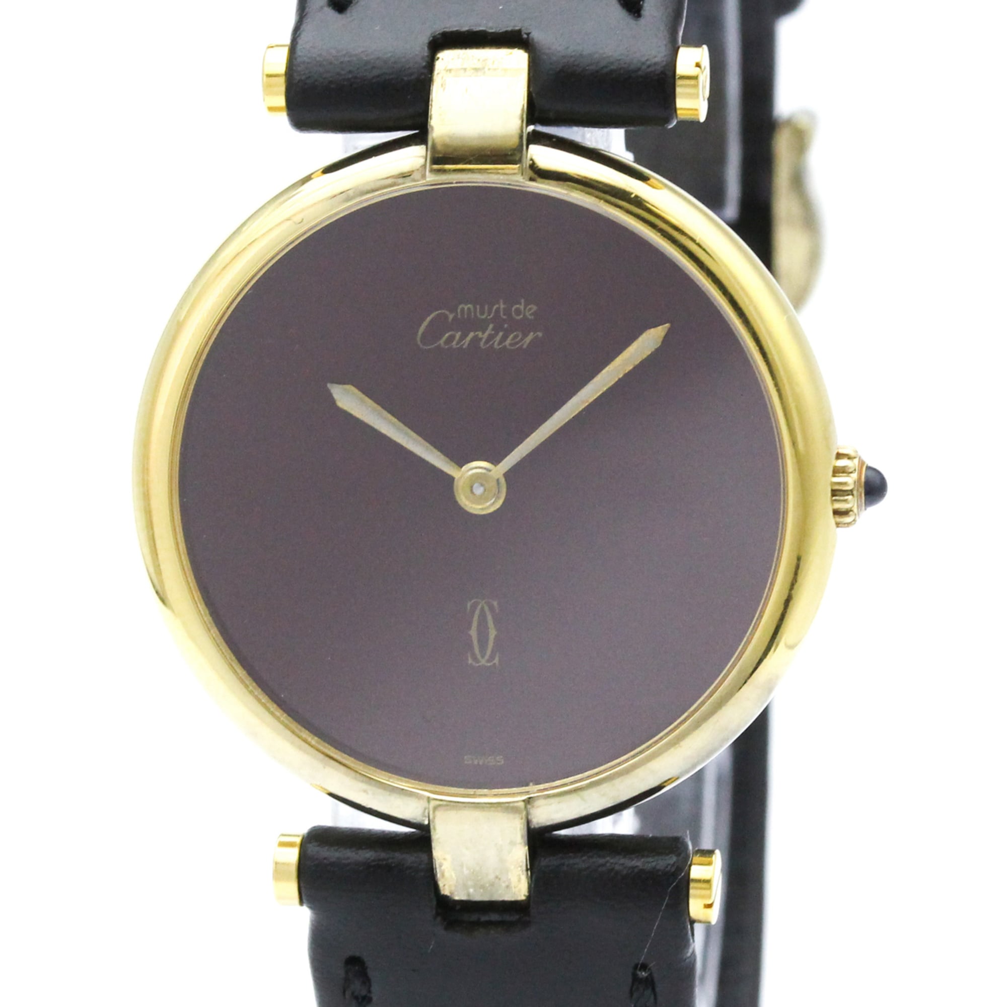 Cartier Must Vendome · Gold Plated · Quartz