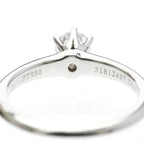 Tiffany Solitaire Diamond · 0.33ct · Platinum