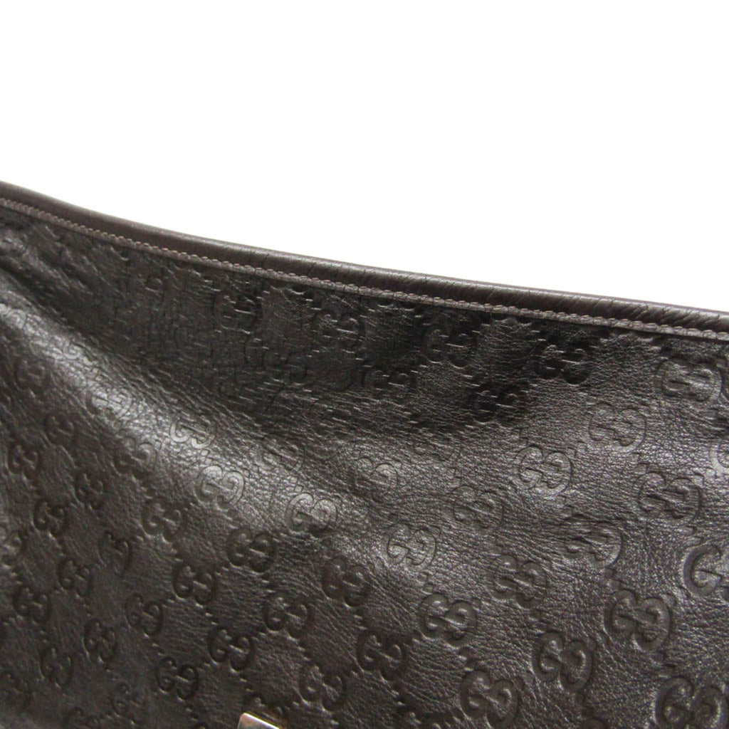 Gucci Guccissima · Leather Messenger