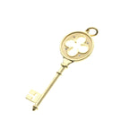 Tiffany Clover Key · 18K Yellow Gold · Diamond