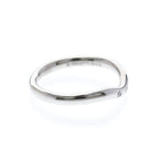 Tiffany Curved Band · Platinum · Diamonds