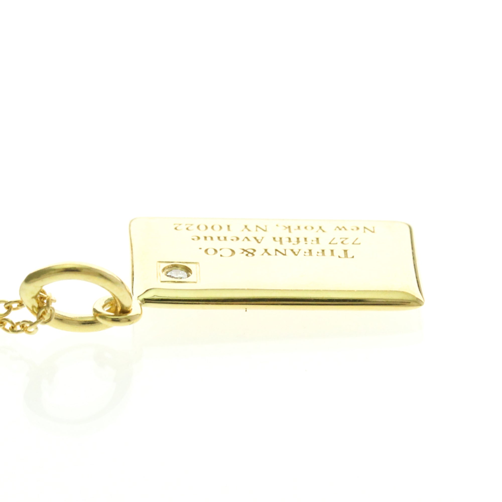 Tiffany Letter Envelope · Diamond · 18K Gold