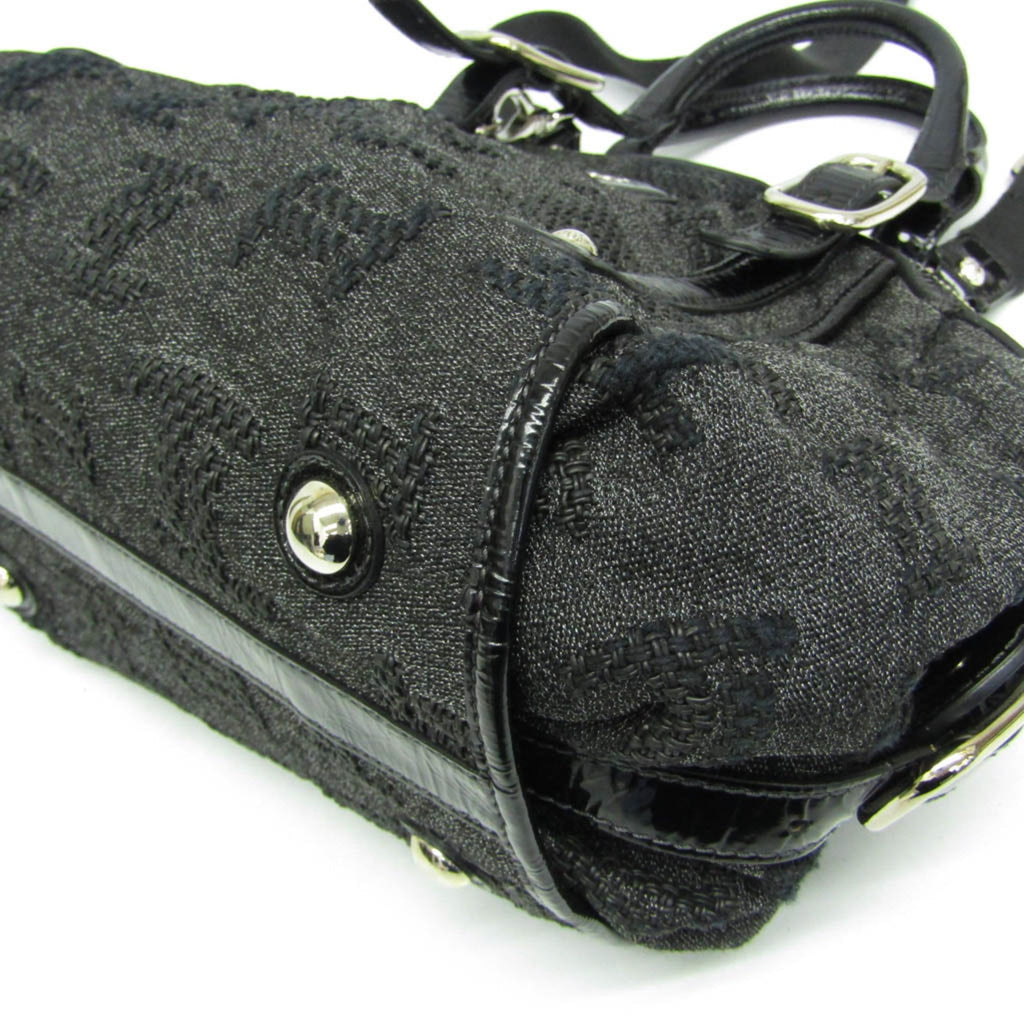 Tod's Small Boston · Canvas & Patent Leather