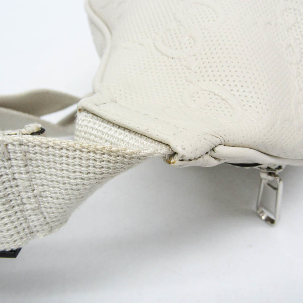 Gucci GG Embossed · Leather Belt Bag