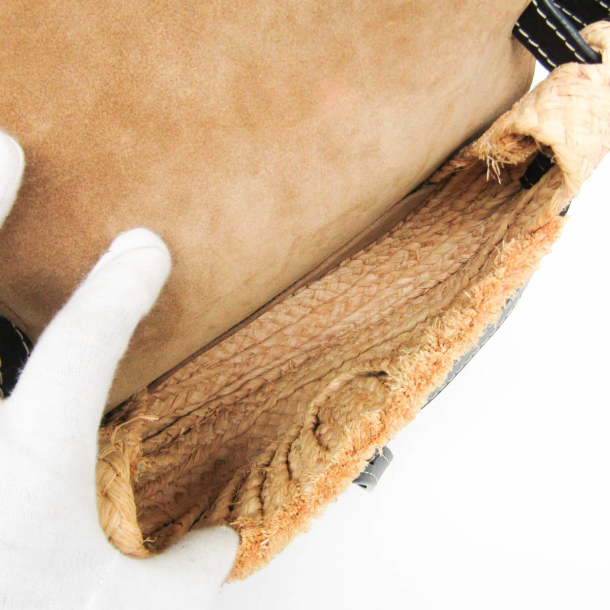 Loewe Gate · Raffia Crossbody