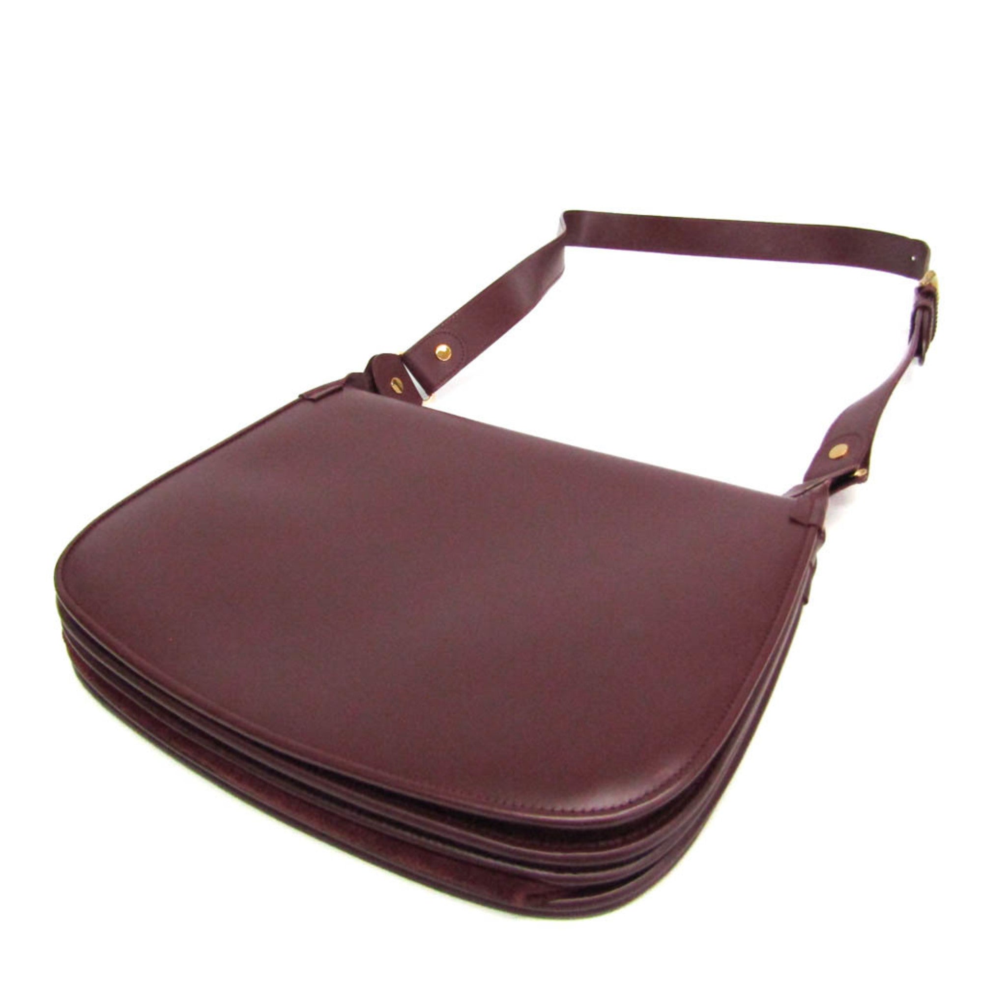 Cartier Must · Suede Flap Shoulder