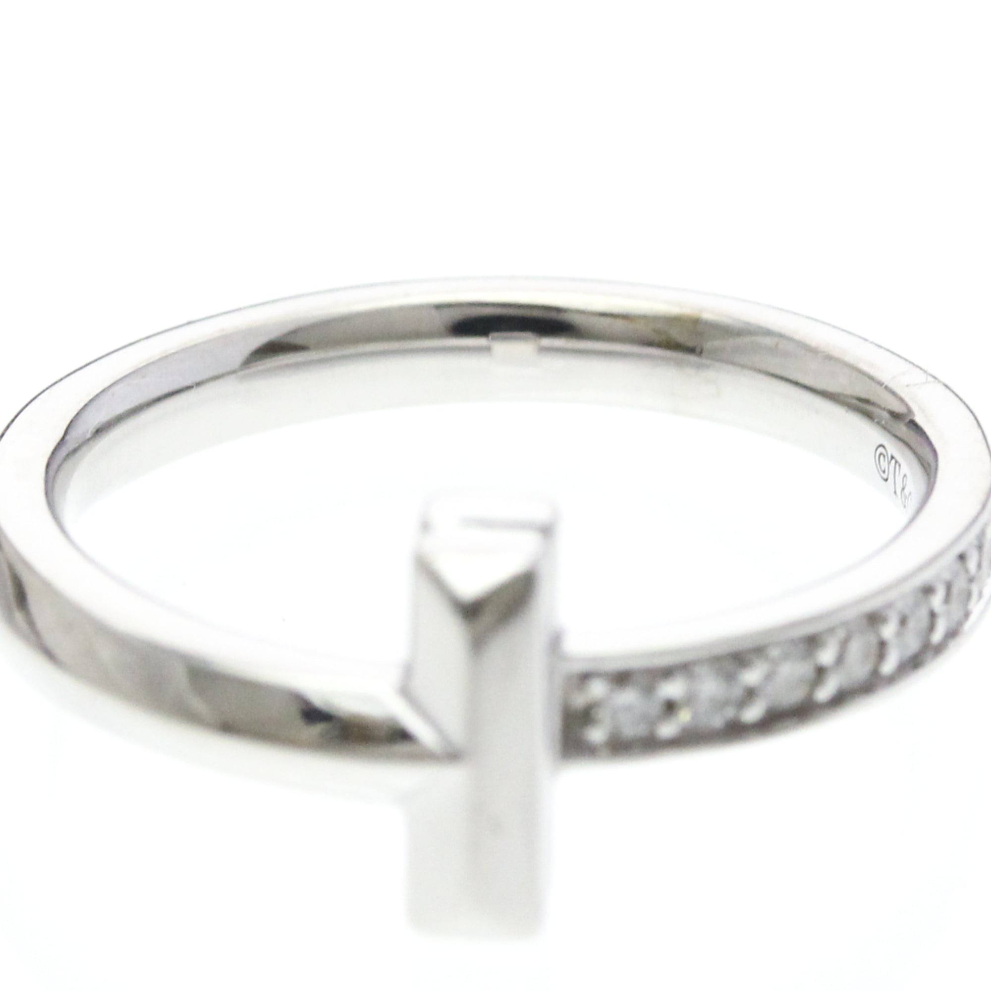 Tiffany T One · Diamond · 18K White Gold