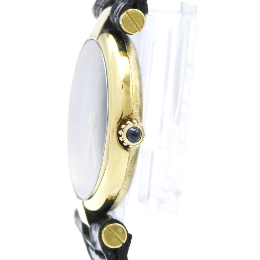 Cartier Must Vendome · Gold Plated · Quartz