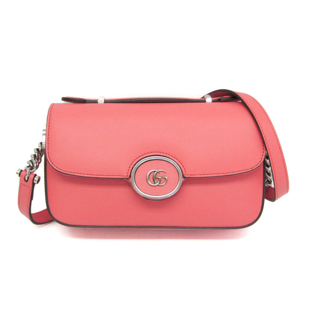 Gucci Double G · Leather Shoulder Bag