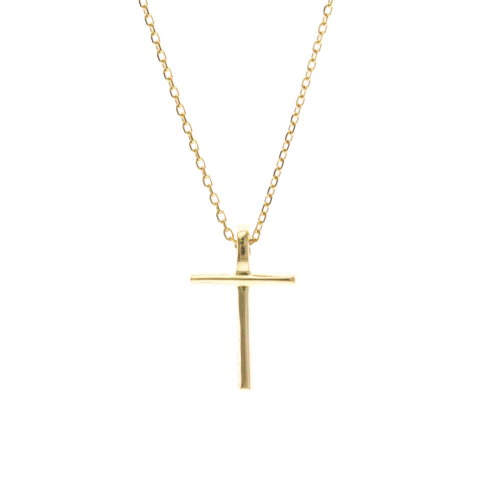 Star Jewelry Cross · 18K Yellow Gold · Diamond