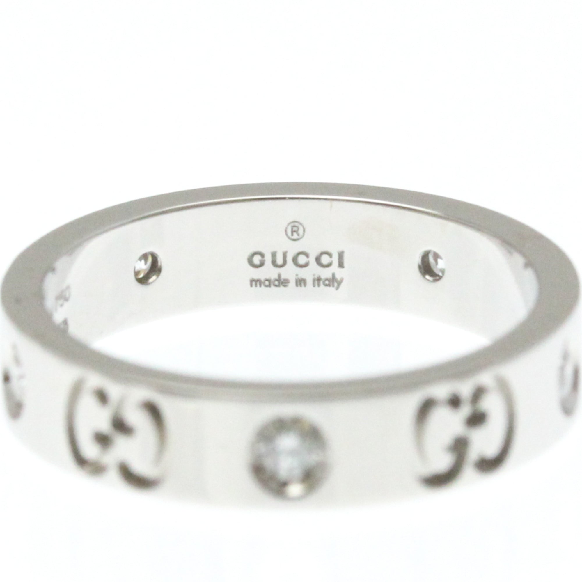 Gucci Icon · Diamond · 18K White Gold