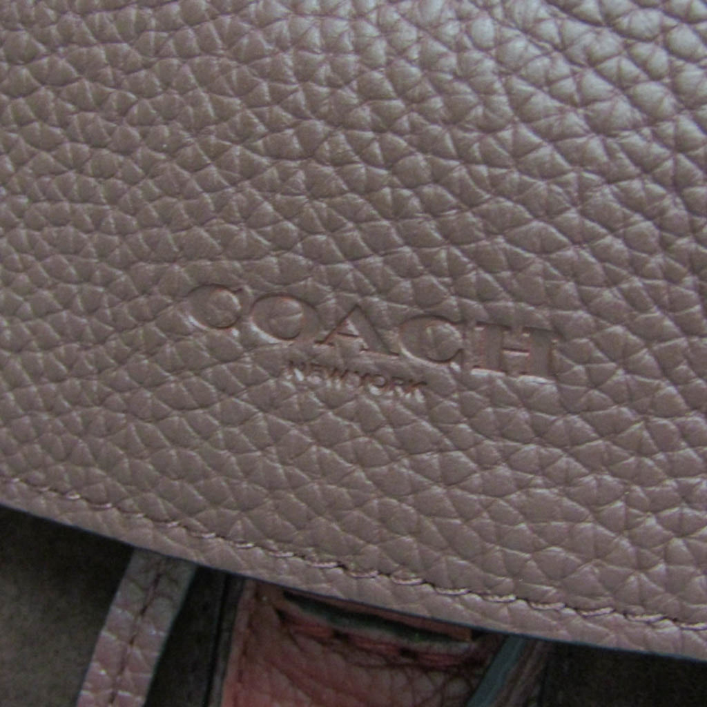 Coach Manhattan · Leather & Suede Backpack