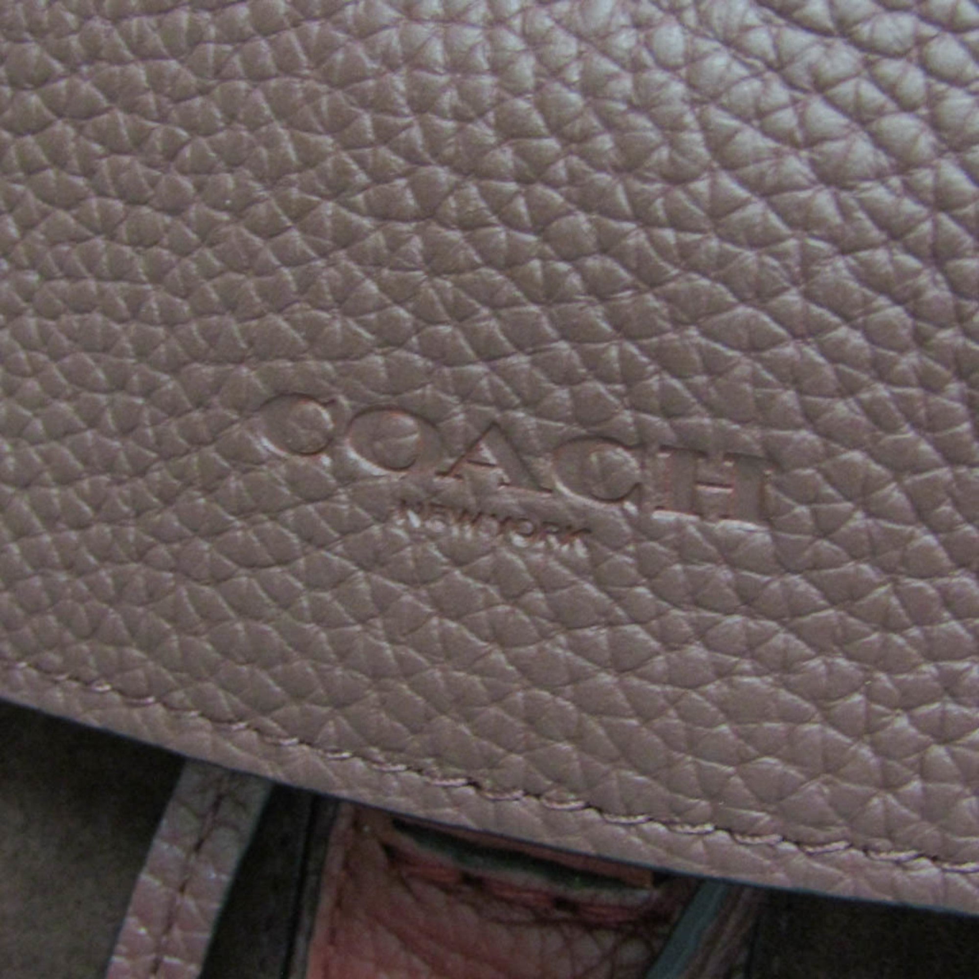 Coach Manhattan · Leather & Suede Backpack