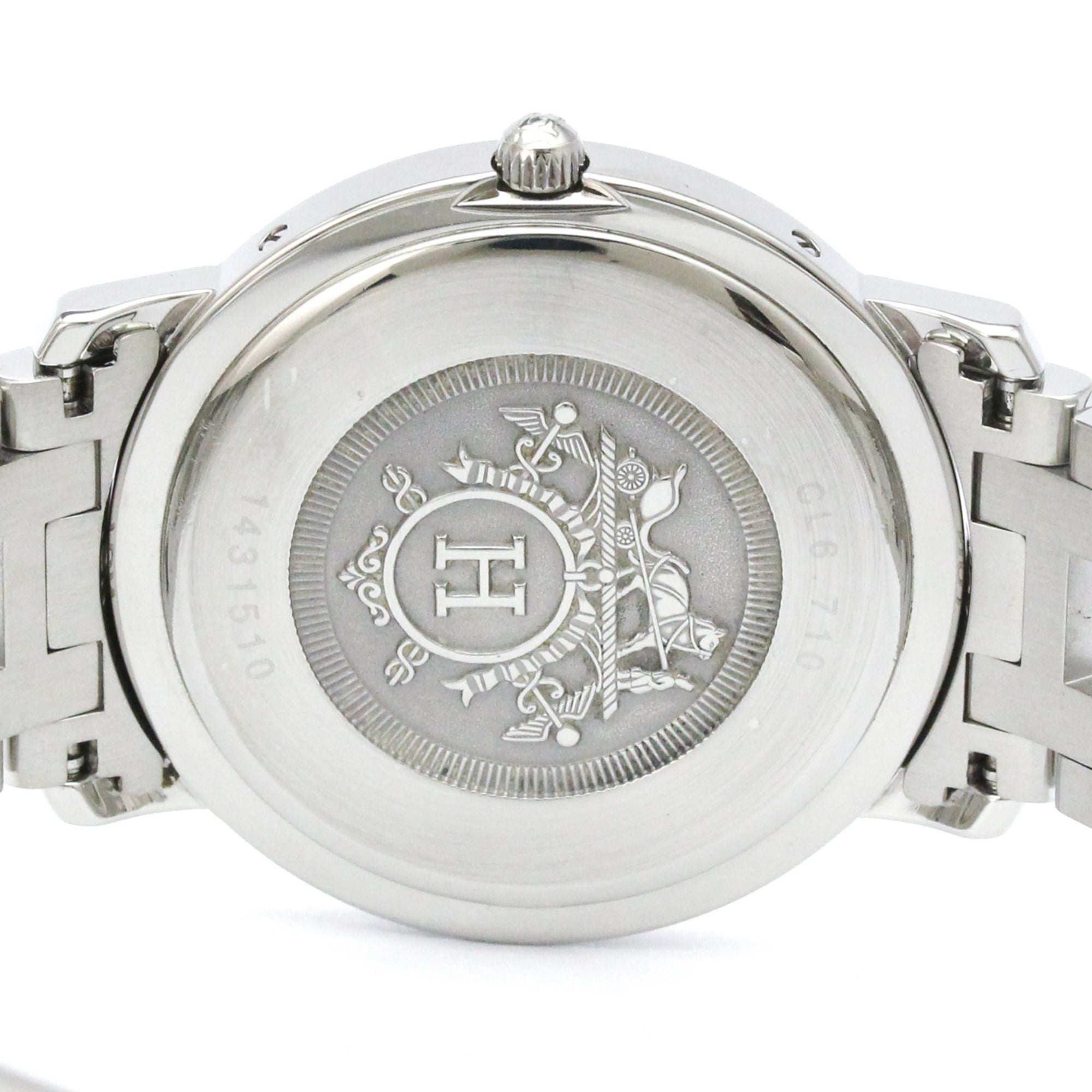 Hermès Clipper · Steel · Quartz