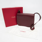 Cartier Must · Suede Flap Shoulder