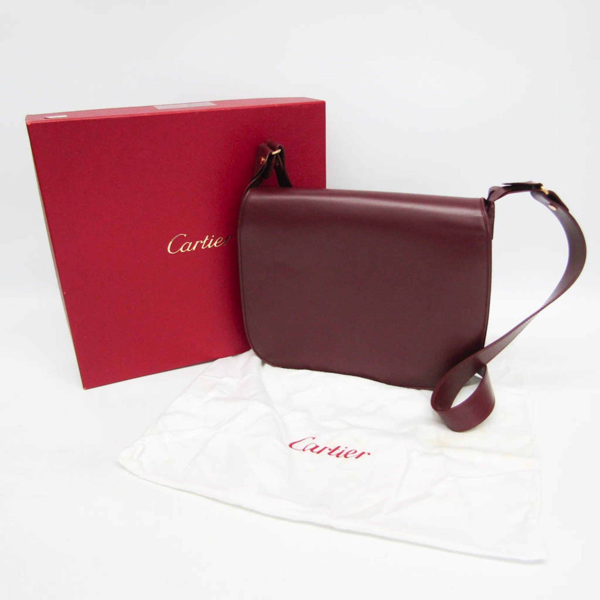 Cartier Must · Suede Flap Shoulder