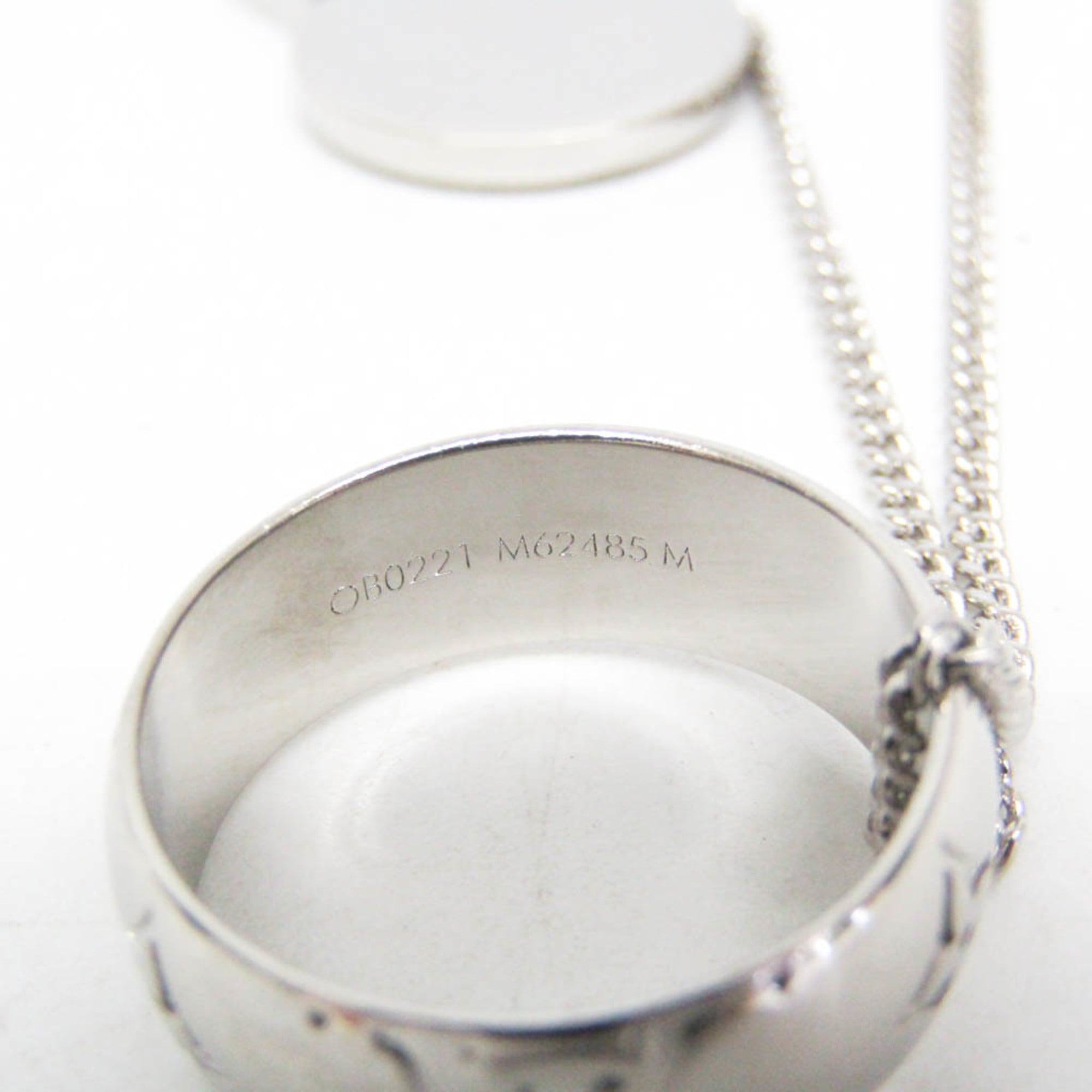 Louis Vuitton Monogram Ring Necklace