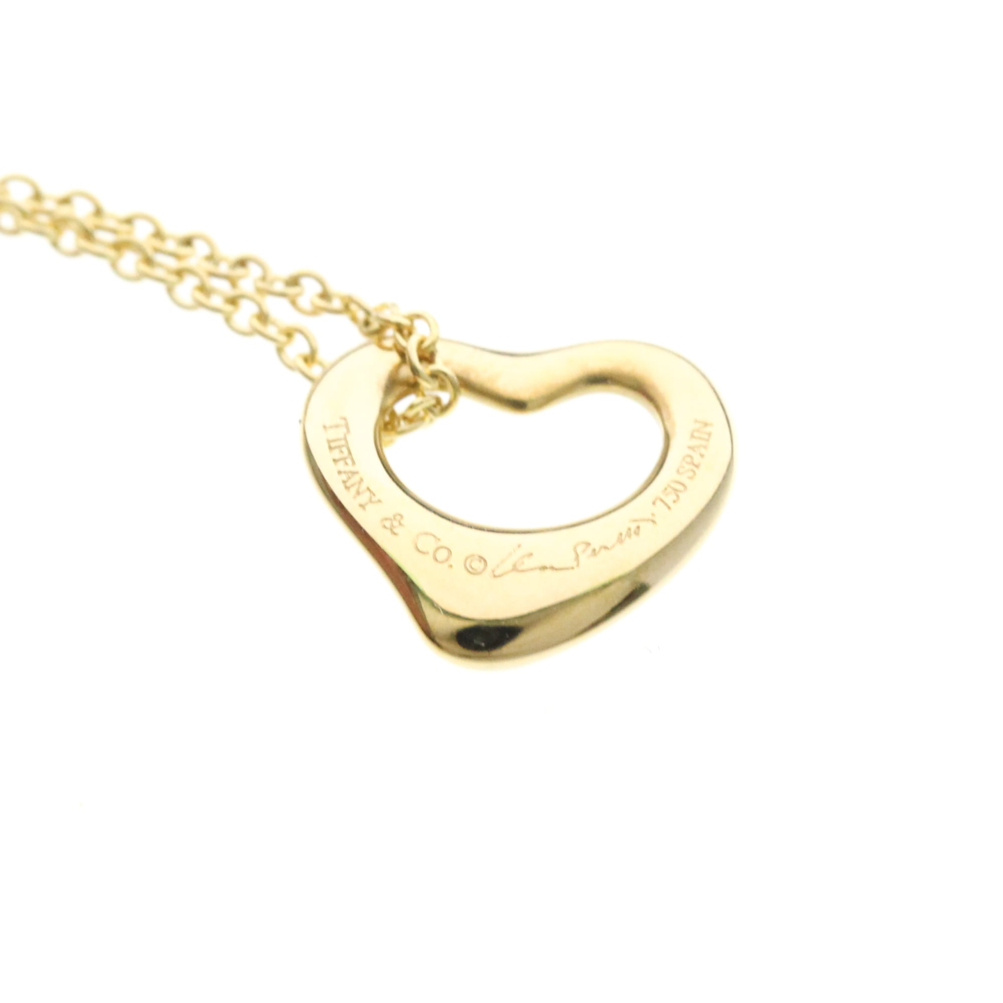 Tiffany Open Heart · 18K Yellow Gold
