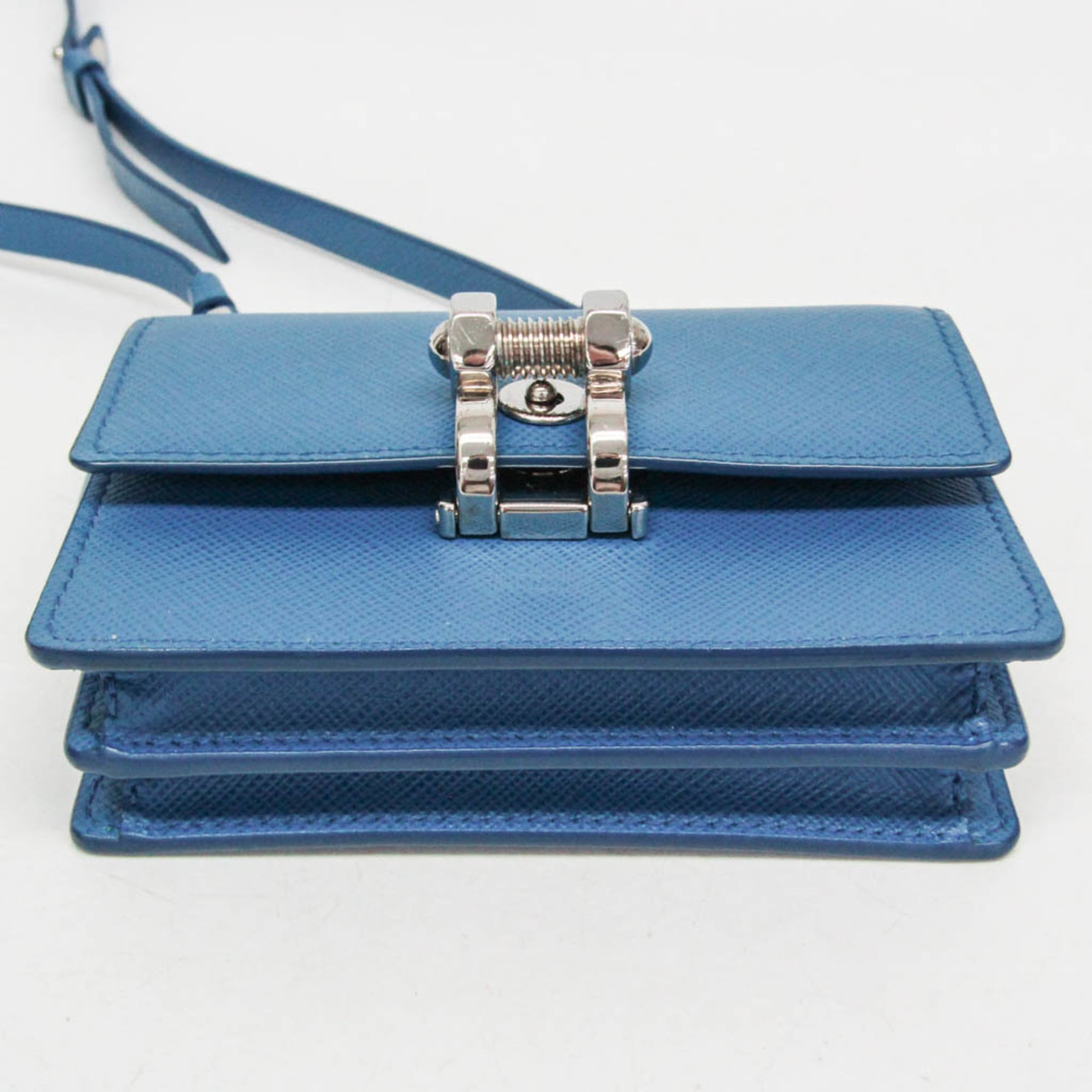 Prada Saffiano Lock · Mini Pouch