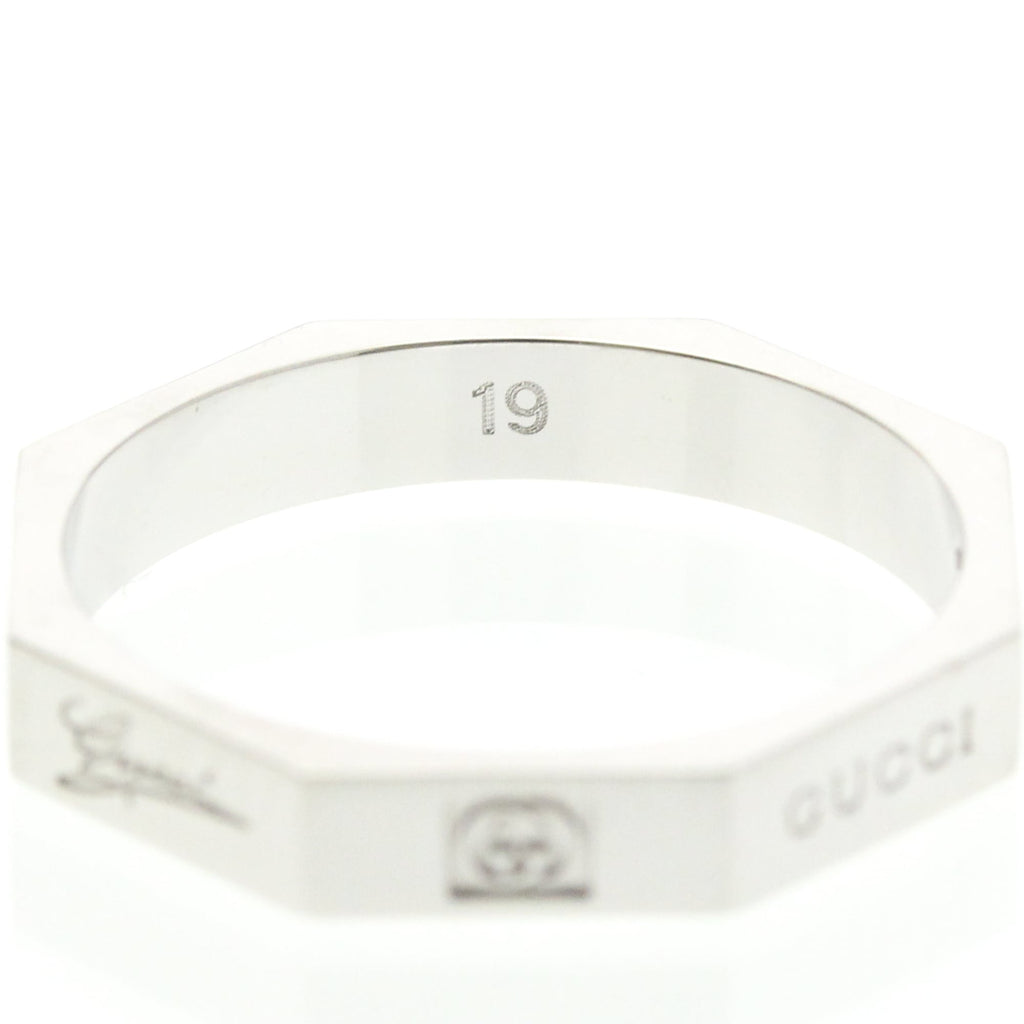 Gucci Octagonal Ring · 18K White Gold