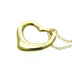 Tiffany Open Heart · 18K Yellow Gold · Diamond