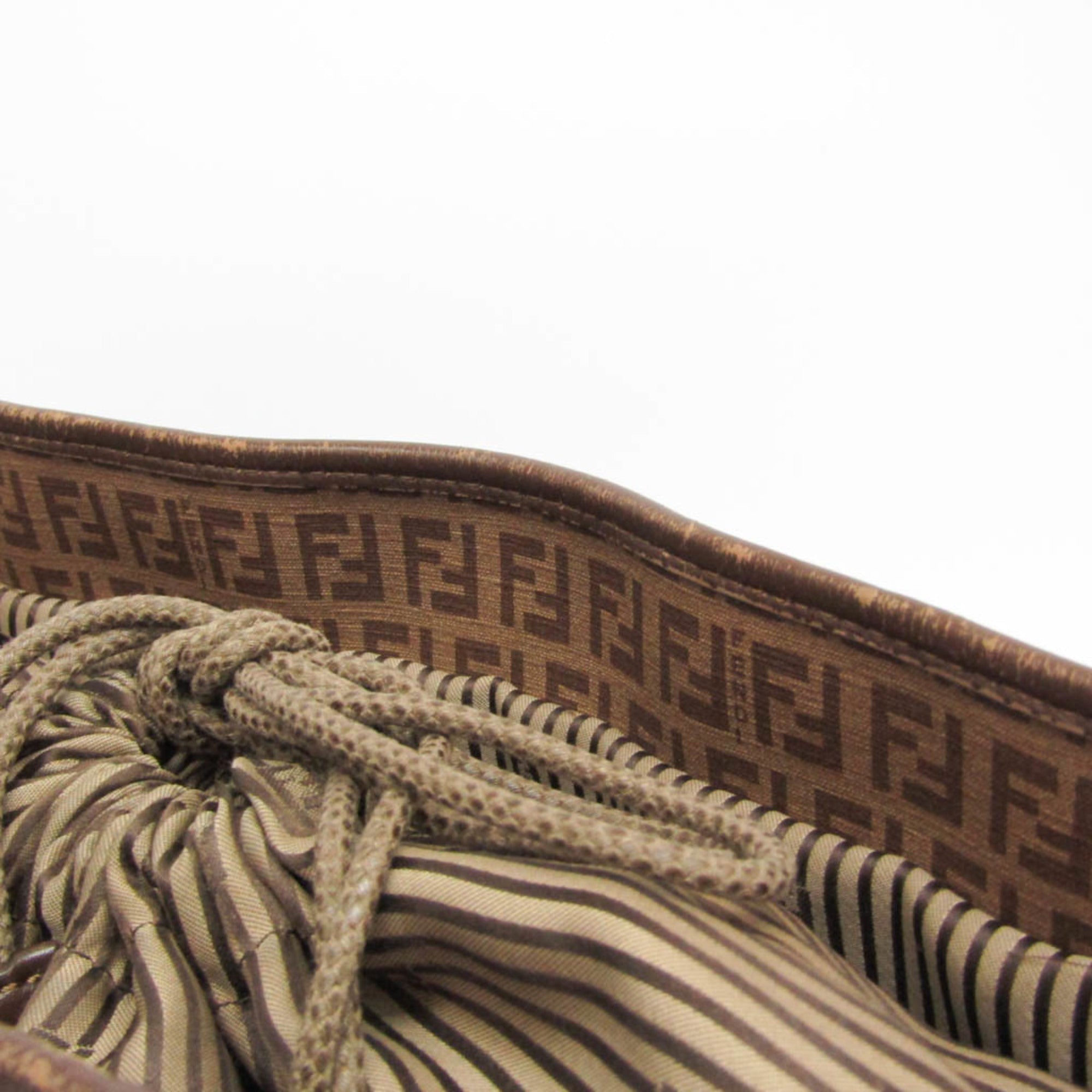 Fendi Zucchino · Coated Canvas Tote