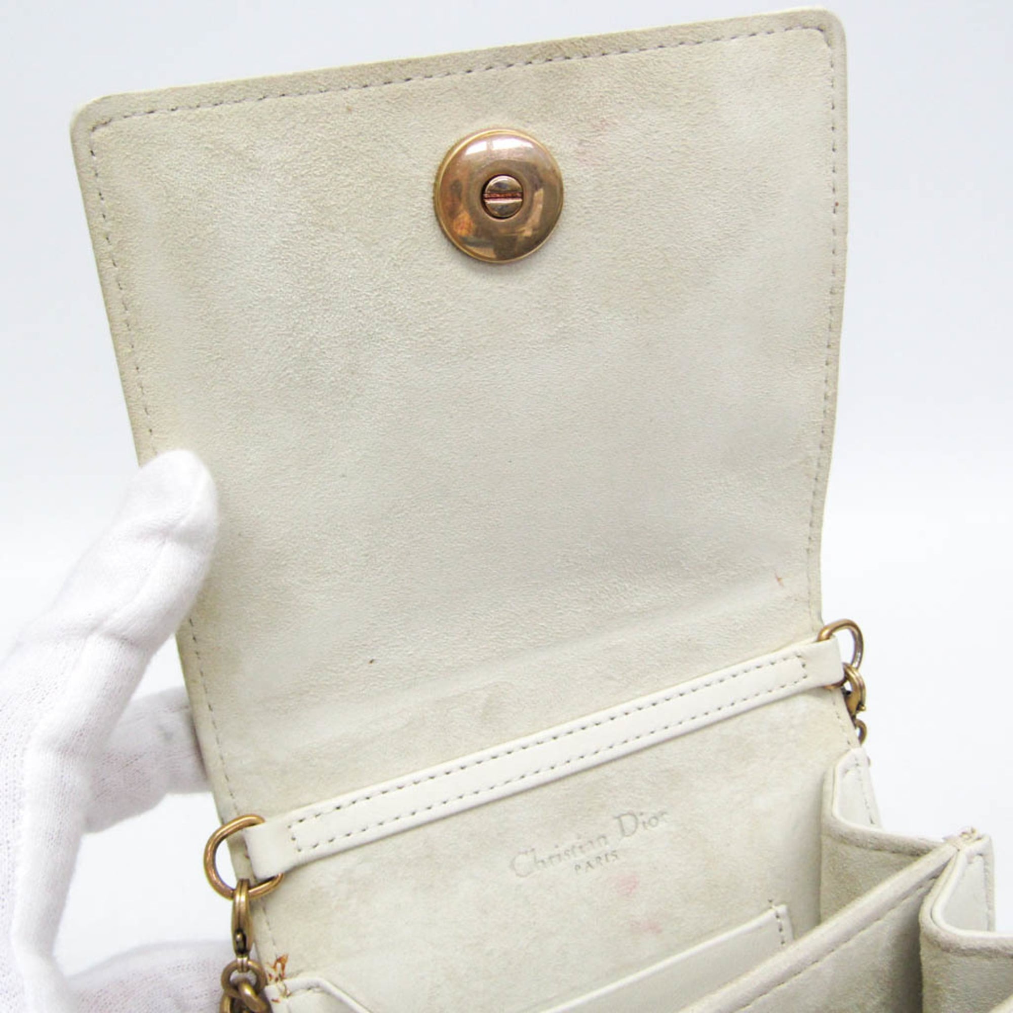 Christian Dior Diorama · Studded Leather