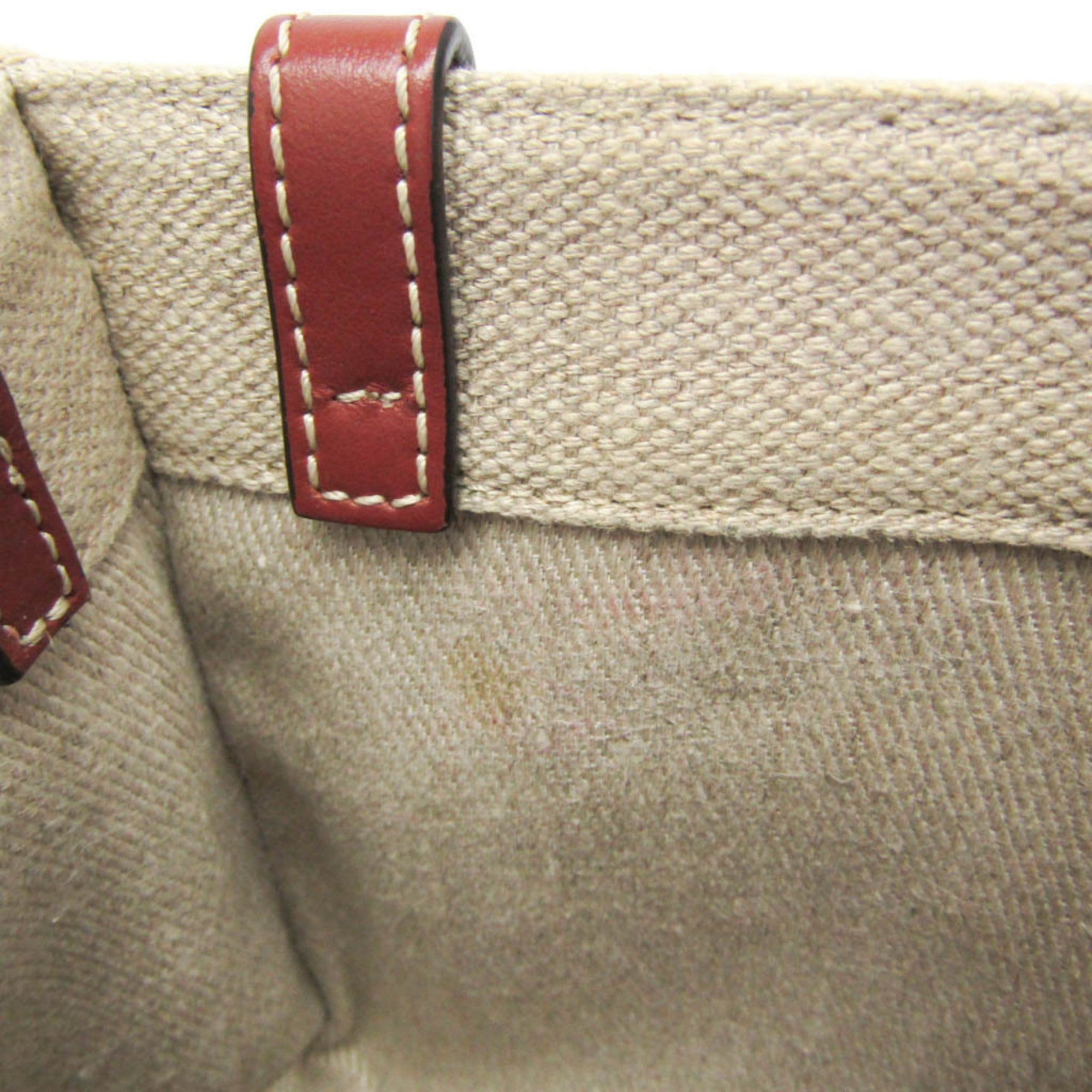 Chloé Woody Mini · Canvas & Leather
