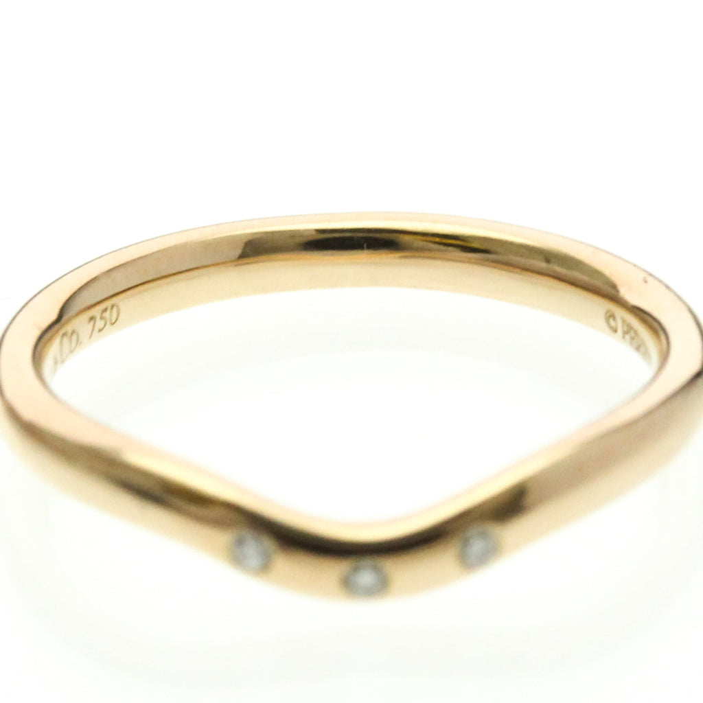 Tiffany Curved Band · Rose Gold · Diamond