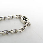 Gucci Double G · Silver 925 Charm Bracelet