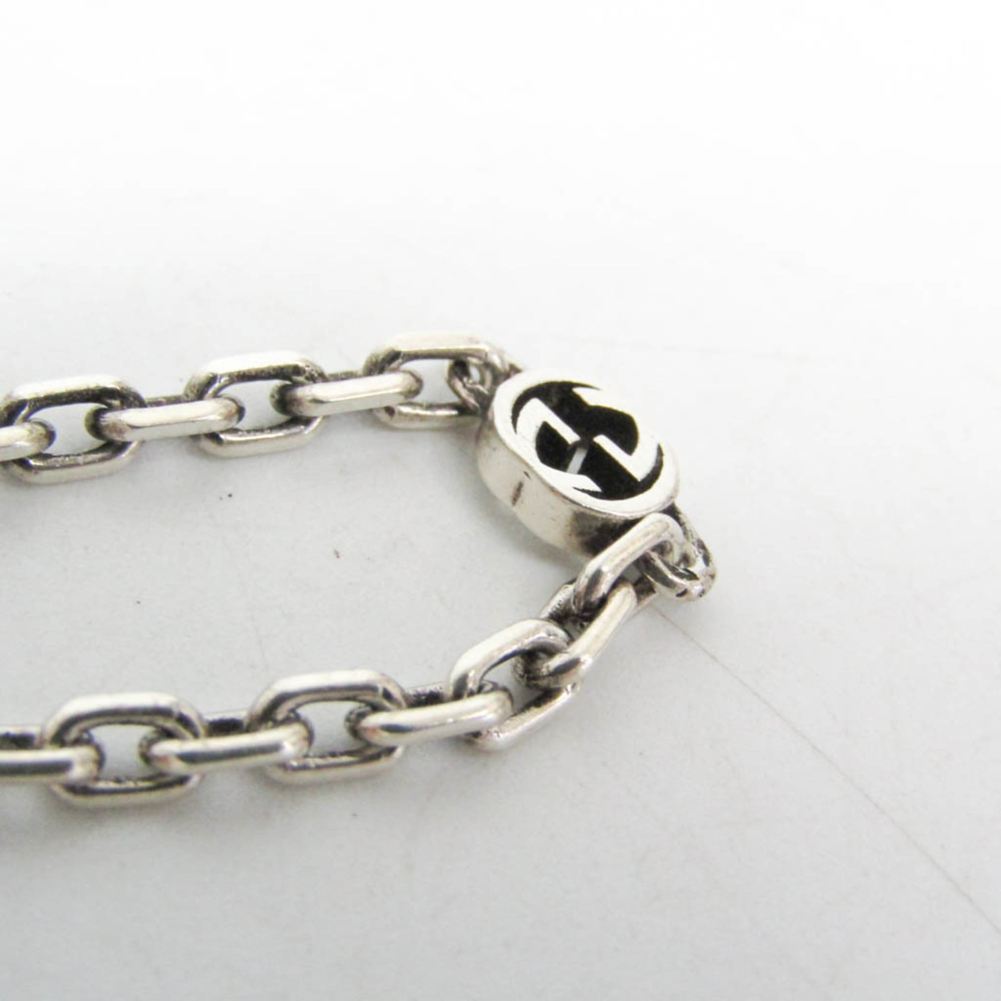 Gucci Double G · Silver 925 Charm Bracelet