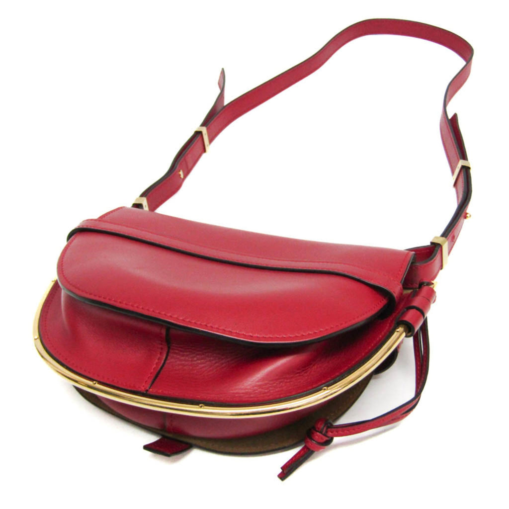 Loewe Metal Gate · Leather Shoulder Bag