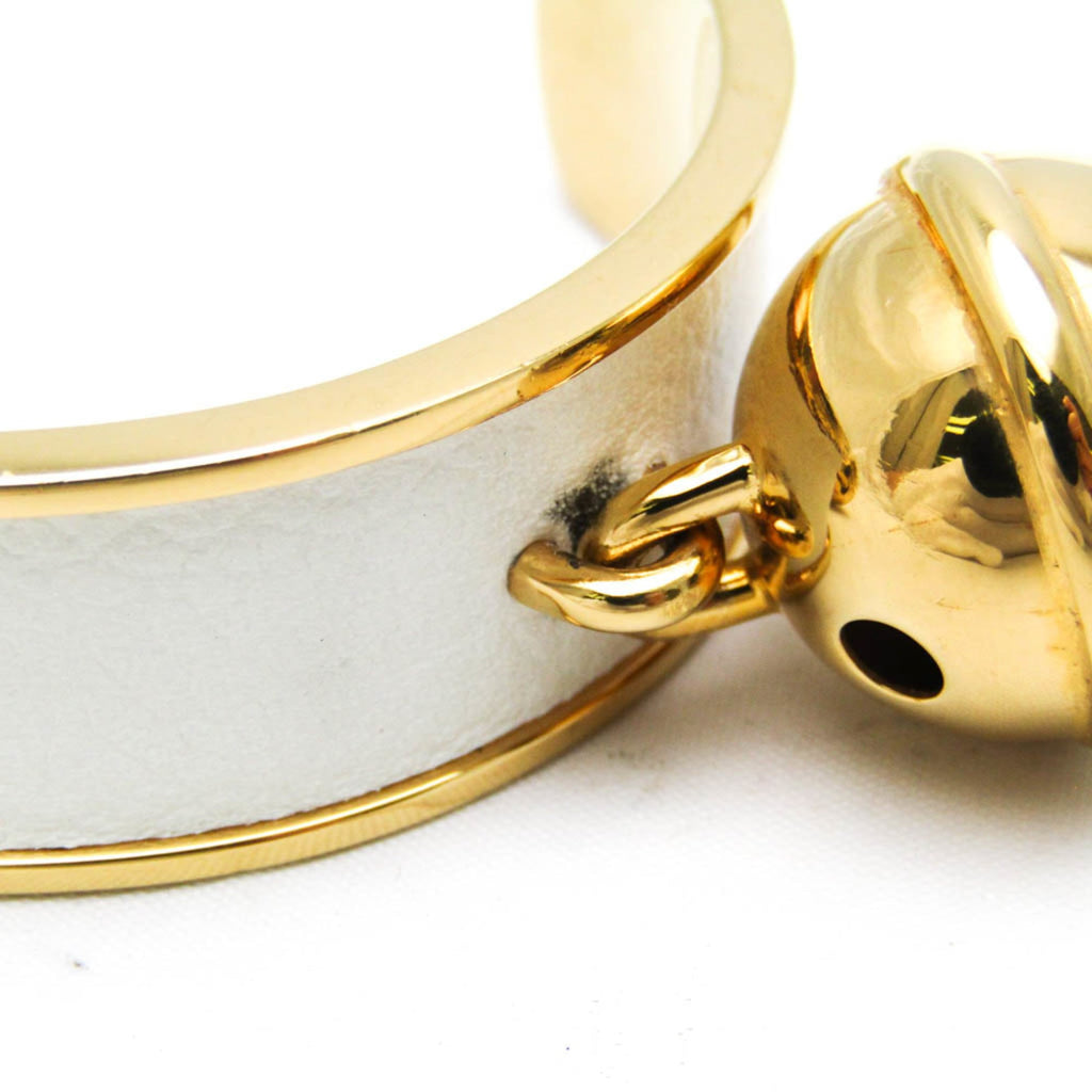 Hermès Bell · Leather & Metal Bangle