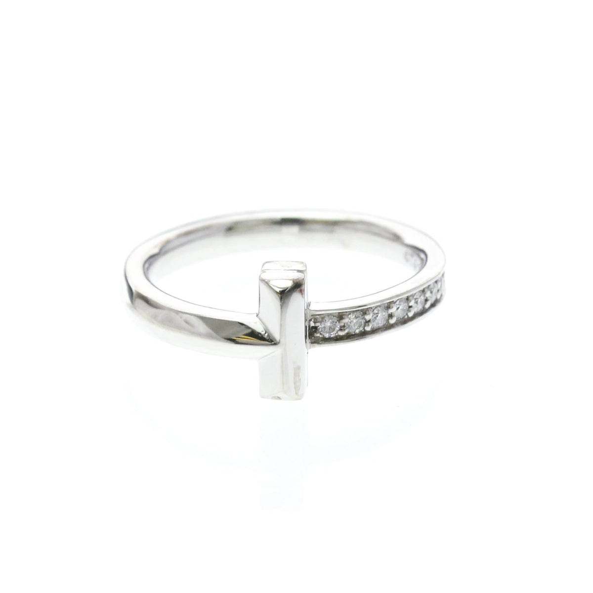 Tiffany T One Narrow · 18K White Gold · Diamond