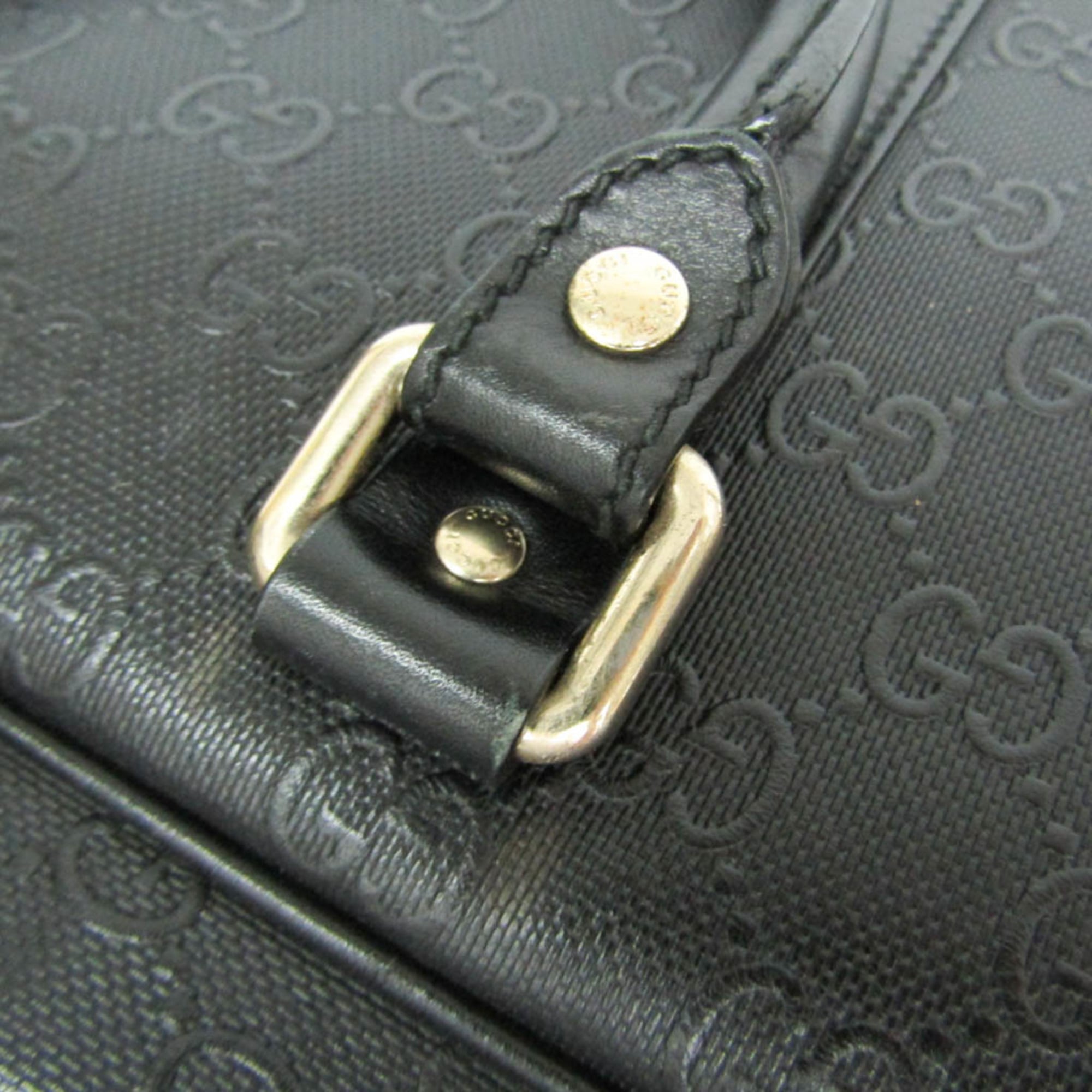 Gucci GG Embossed · Leather Briefcase