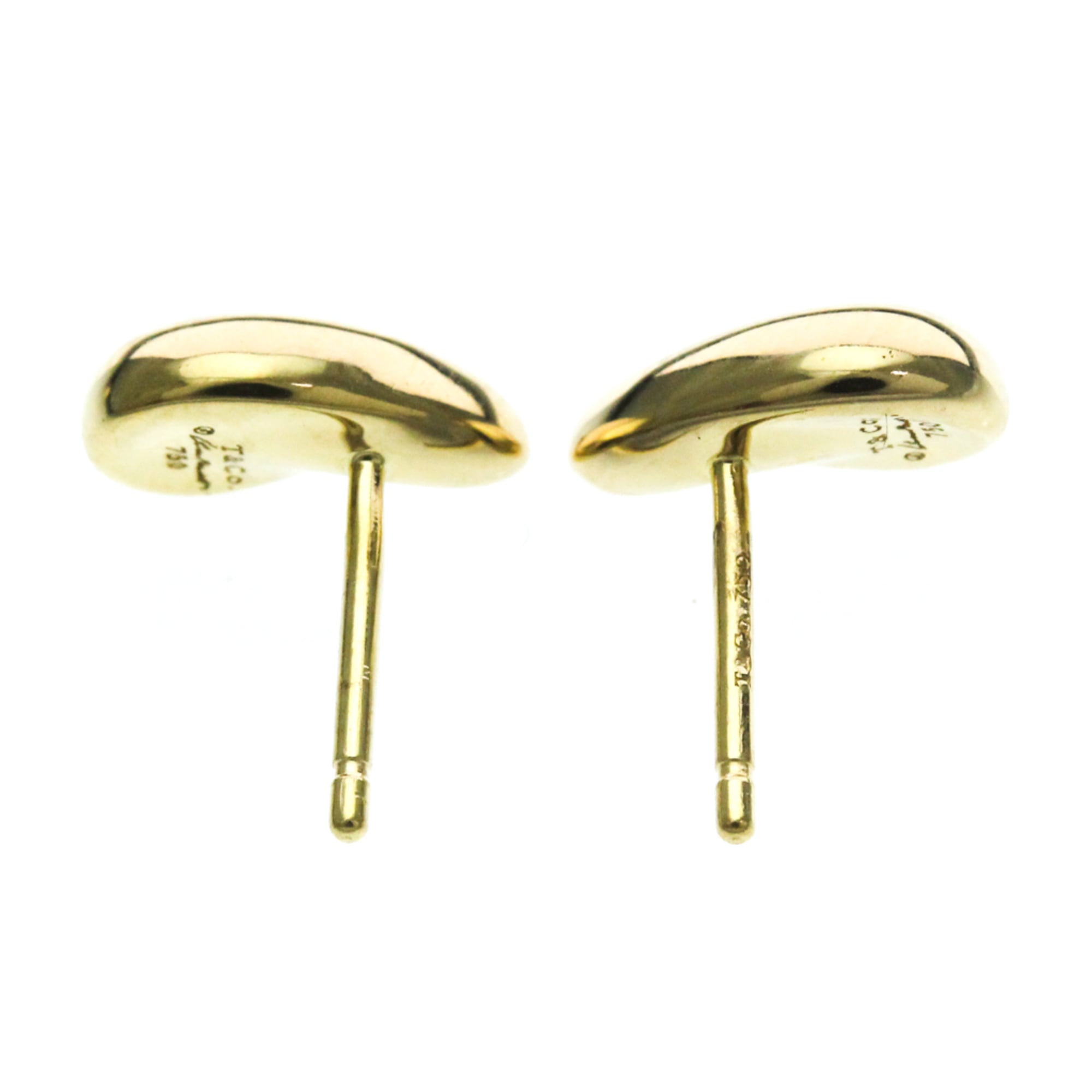 Tiffany Teardrop Studs · 18K Yellow Gold