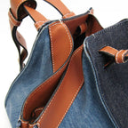 Loewe Hammock Small · Denim & Leather