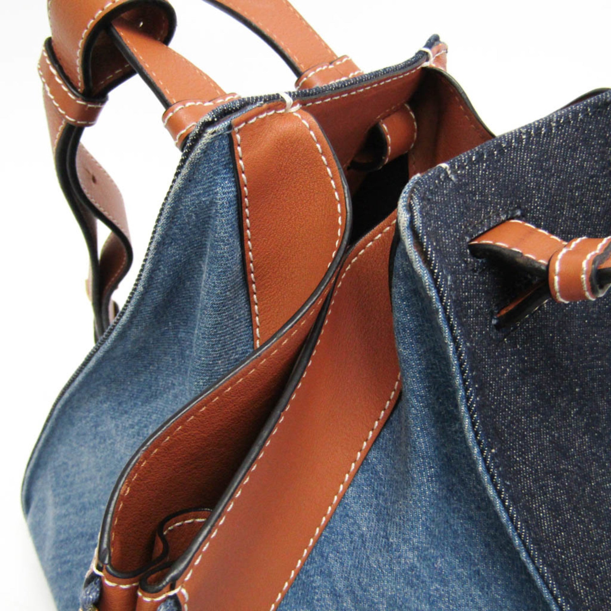 Loewe Hammock Small · Denim & Leather