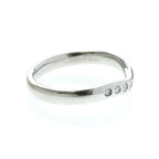 Tiffany Curved Band · Platinum · Diamond
