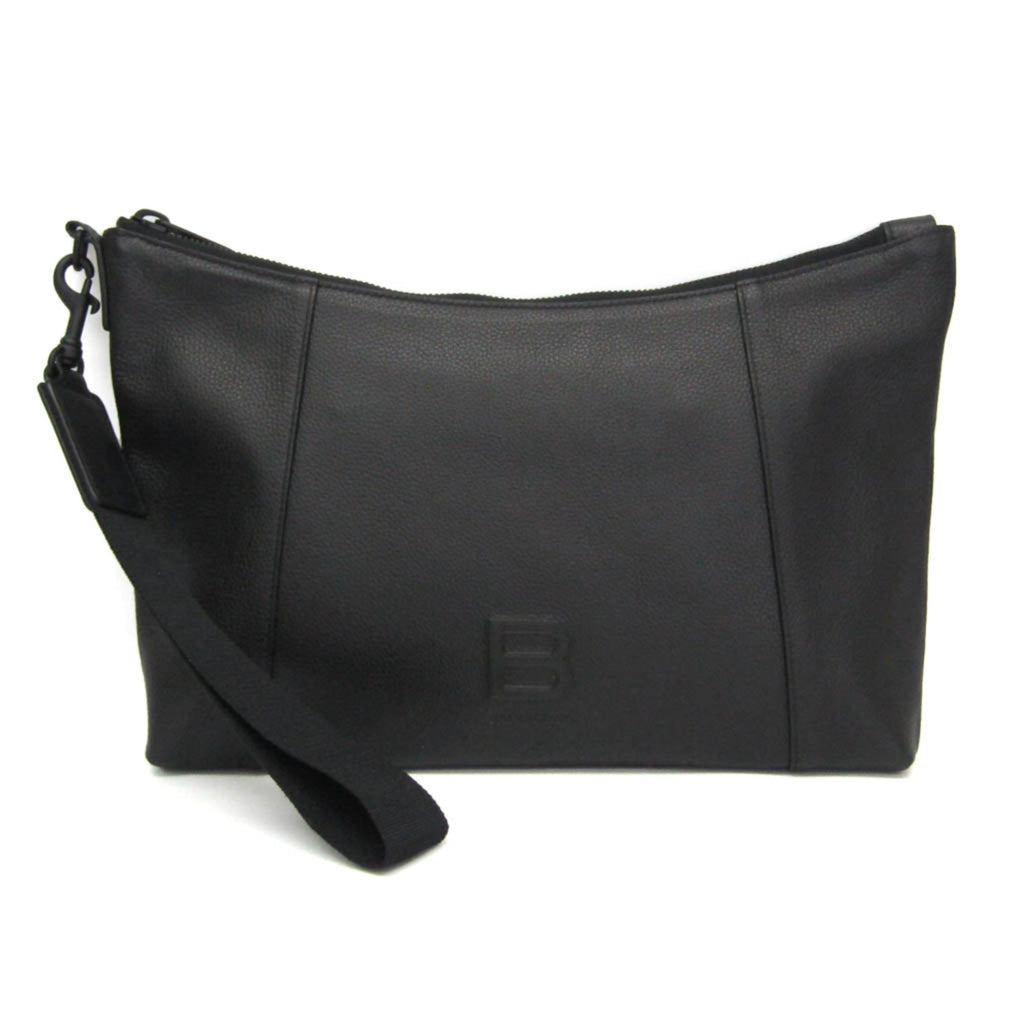 Balenciaga Hourglass · Leather Clutch
