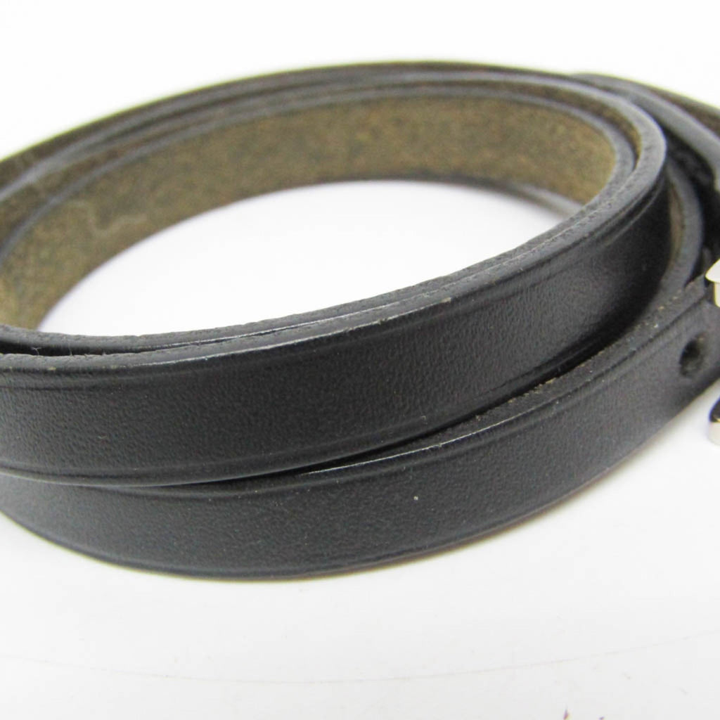 Hermès Hapi · 4-Row Leather Wrap Bangle