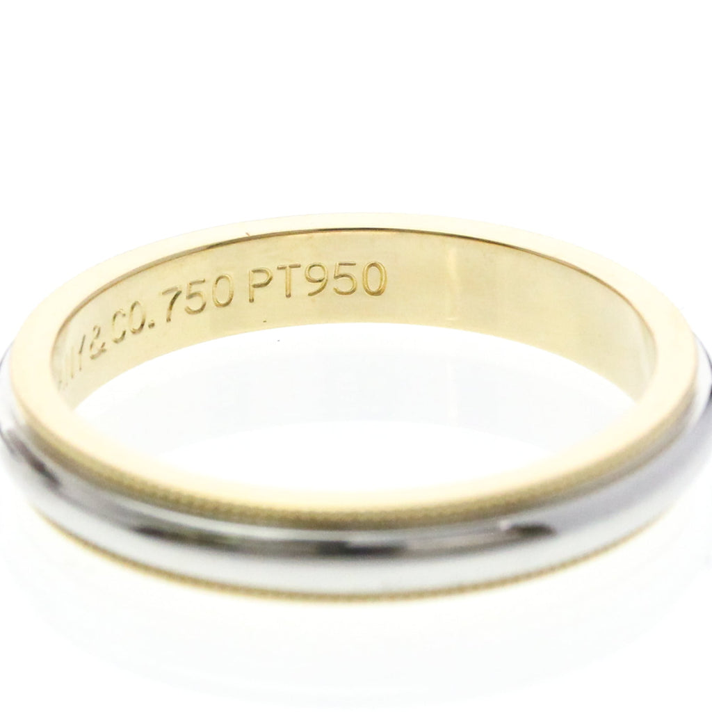 Tiffany Milgrain · Platinum & 18K Yellow Gold