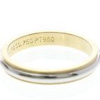 Tiffany Milgrain · Platinum & 18K Yellow Gold